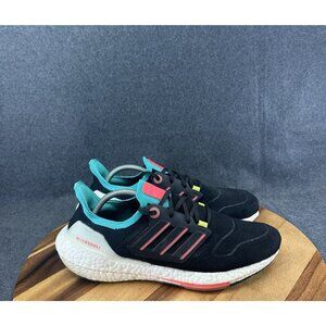 Adidas UltraBoost 22 Men's Black Turbo Mint Rust Size 11 GX5497